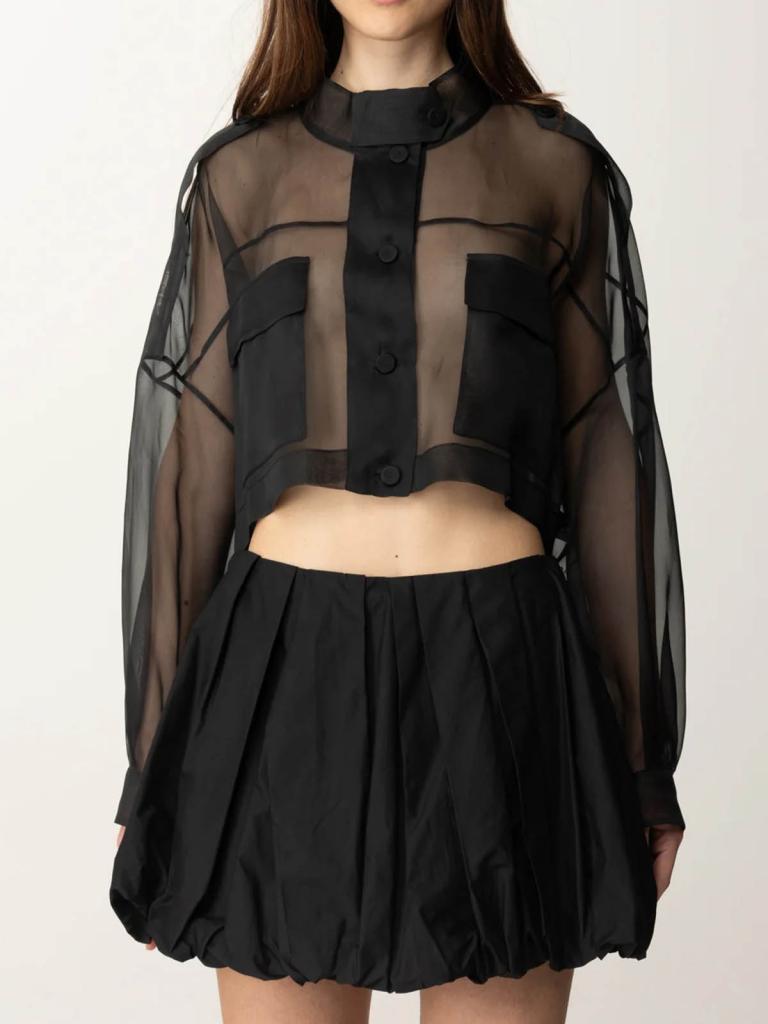 LLmw798ObsQbs3f9104700A2DJ-z99---pinko-lanario---piccola-giacca-cropped-in-organza-di-seta-trasparente---nero-1